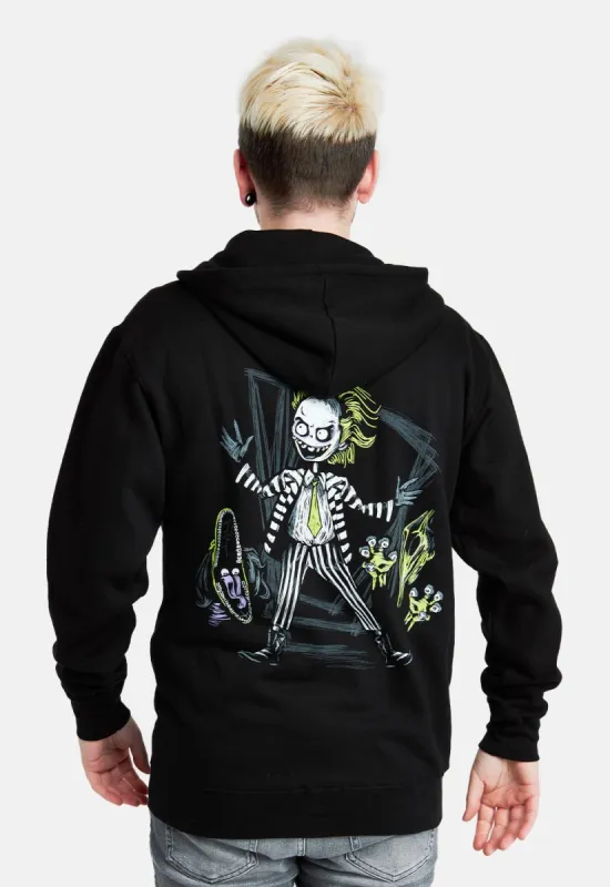 Showtime Zip Hoodie sold by Damaged Society