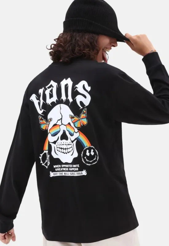 Opposites Unite Long Sleeved Top made by Vans
