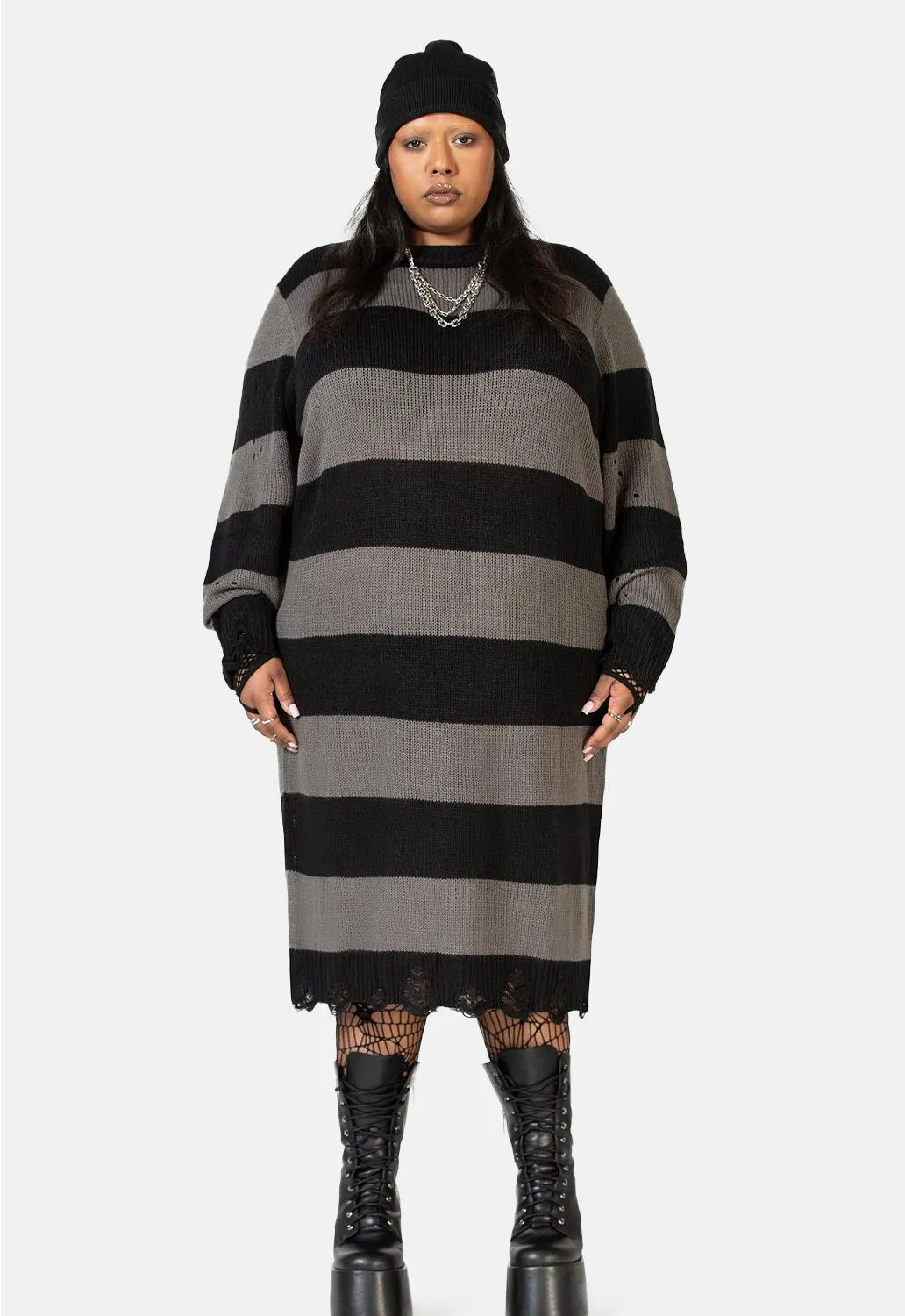 Within Souls Sweater Dress sold by Damaged Society product image thumbnail 5