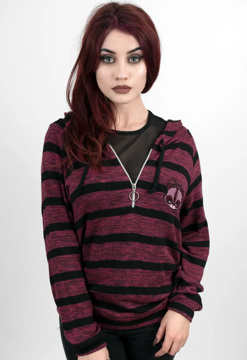 Trouble Maker Pullover Hoodie sold by Damaged Society