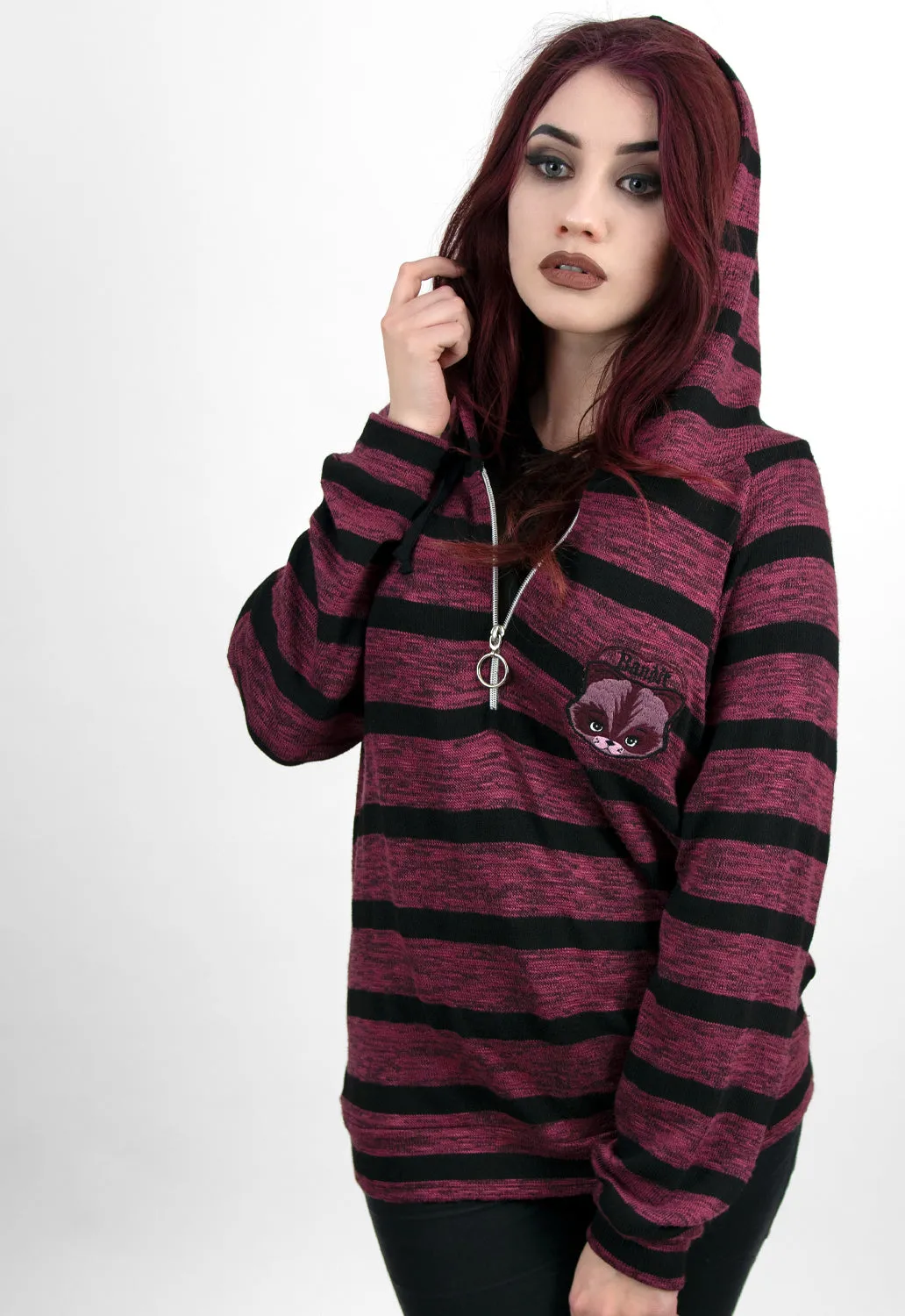 Trouble Maker Pullover Hoodie sold by Damaged Society product image thumbnail 3