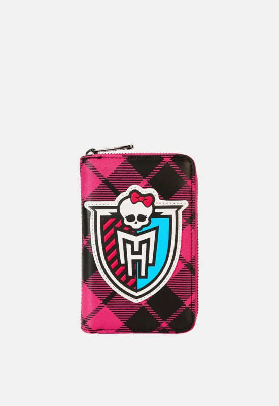 Monster High Crest Zip Around Wallet sold by Damaged Society