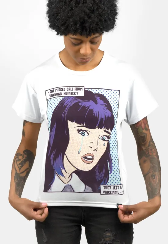 Unknown Caller Boxy T-Shirt sold by Damaged Society