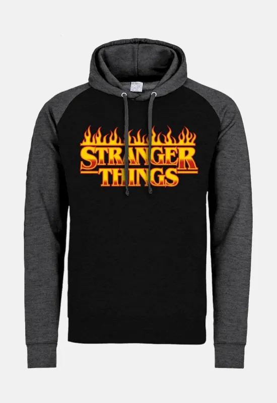 Flaming Logo Hoodie sold by Damaged Society