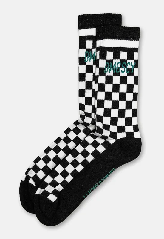 Checkerboard Socks sold by Damaged Society