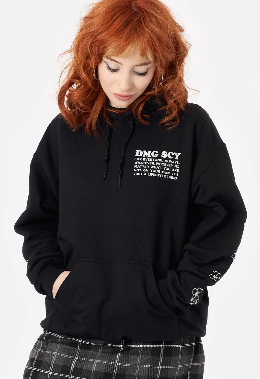 Lifestyle Thing Hoodie sold by Damaged Society product image thumbnail 2