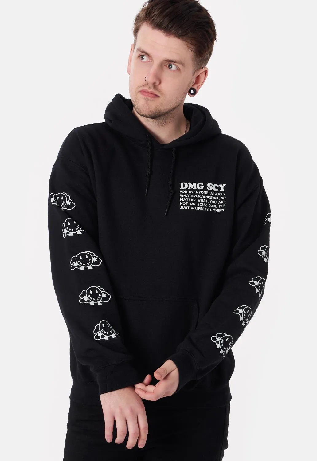 Lifestyle Thing Hoodie sold by Damaged Society