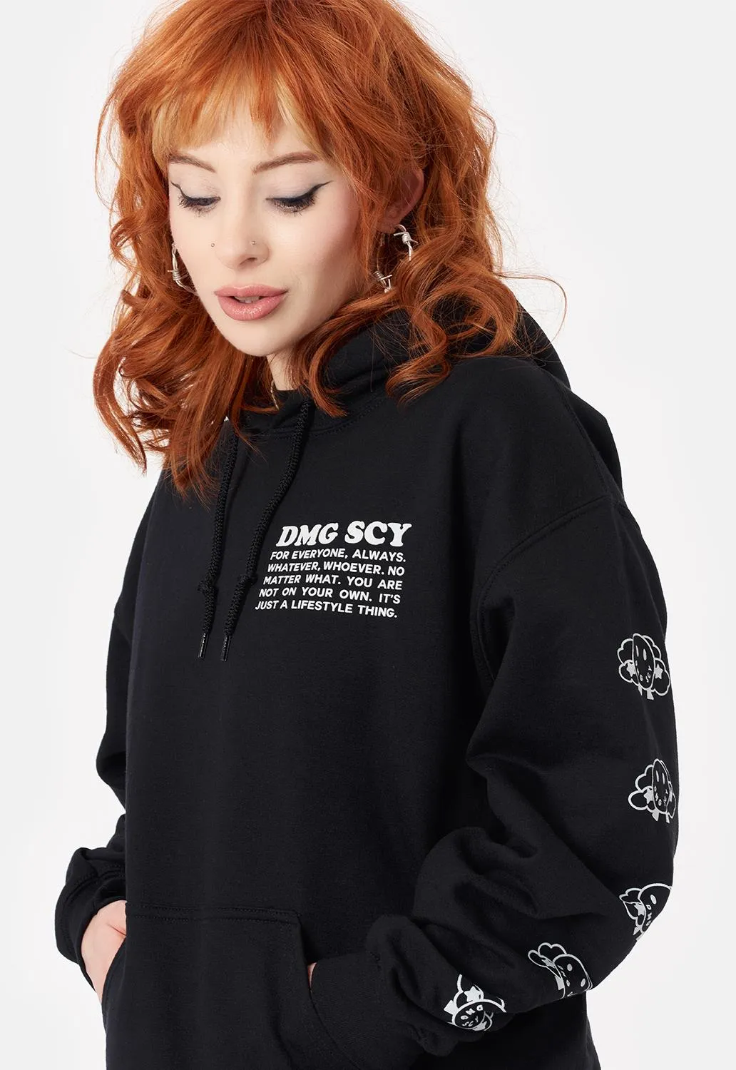Lifestyle Thing Hoodie sold by Damaged Society product image thumbnail 4