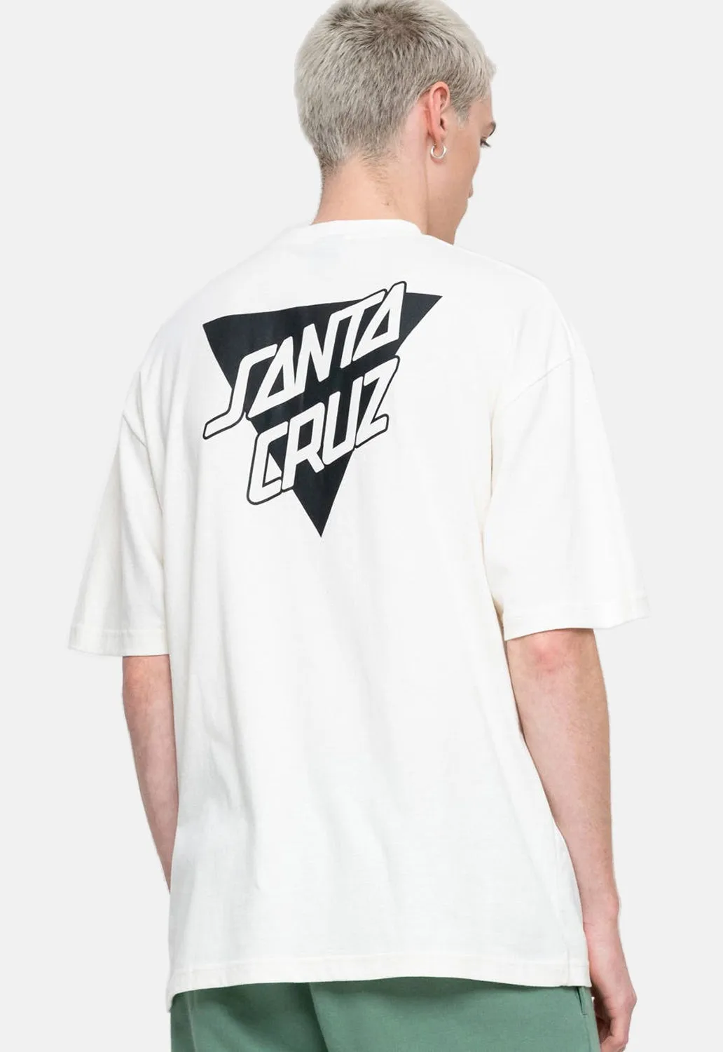 Stacked Strip Reverse T-Shirt sold by Damaged Society product image thumbnail 2