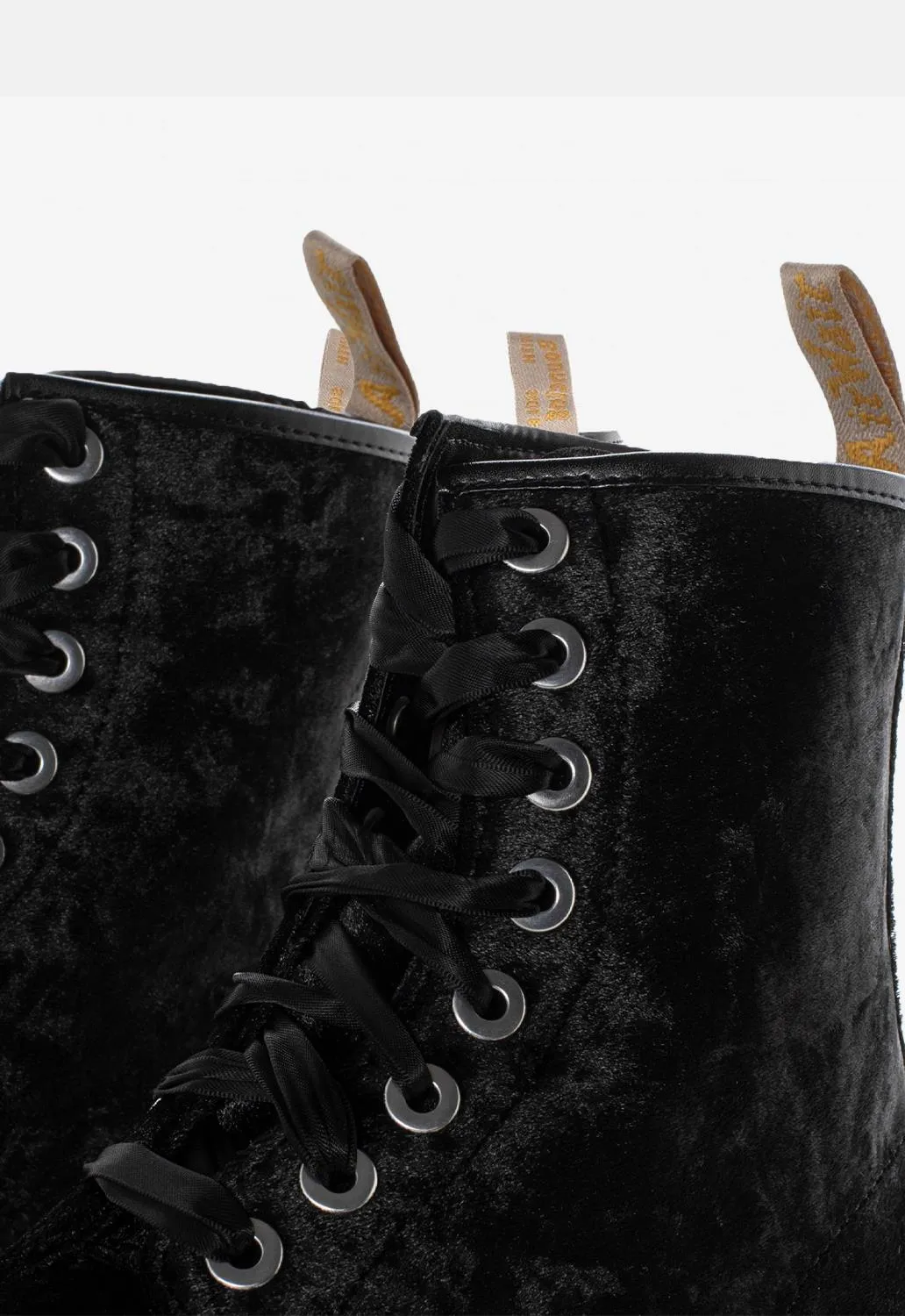 1460 Vegan Crushed Velvet Boots sold by Damaged Society product image thumbnail 4