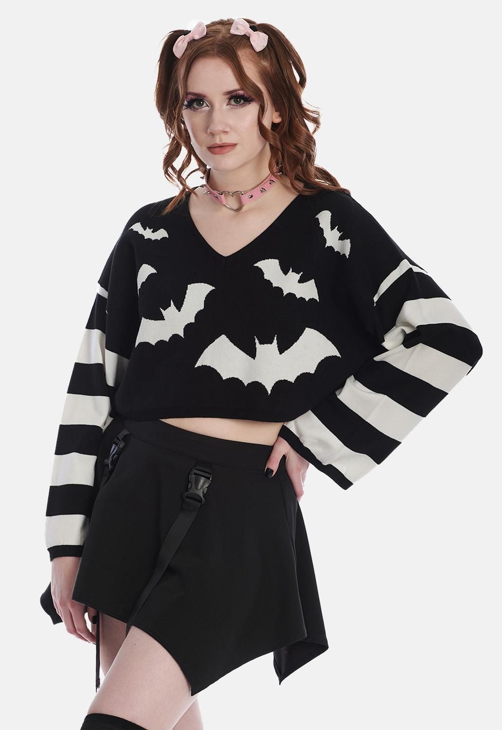 Annabelle Bat Jumper sold by Damaged Society product image thumbnail 2