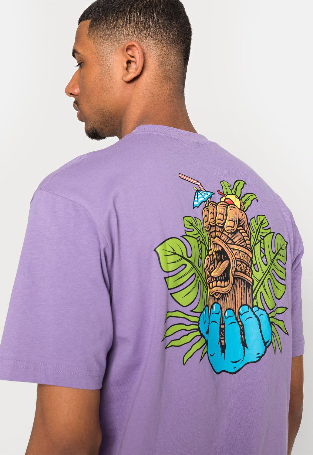 Tiki Hand T-Shirt sold by Damaged Society product image thumbnail 3
