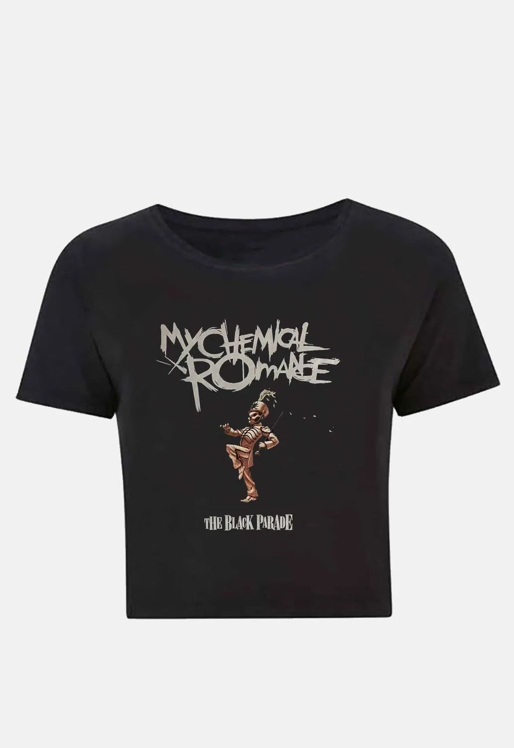 The Black Parade Crop Top sold by Damaged Society