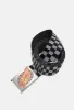 Oval Check Flame Belt sold by Damaged Society