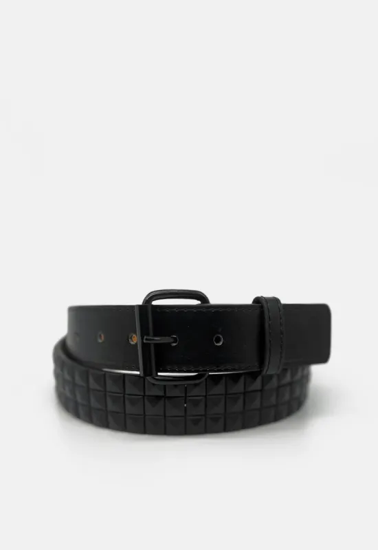 3 Row Pyramid Studded Belt sold by Damaged Society
