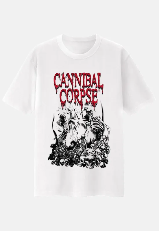 Pile Of Skulls T-Shirt sold by Damaged Society