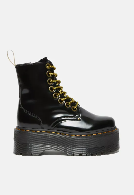 Jadon Max Vegan Platform Boots sold by Damaged Society