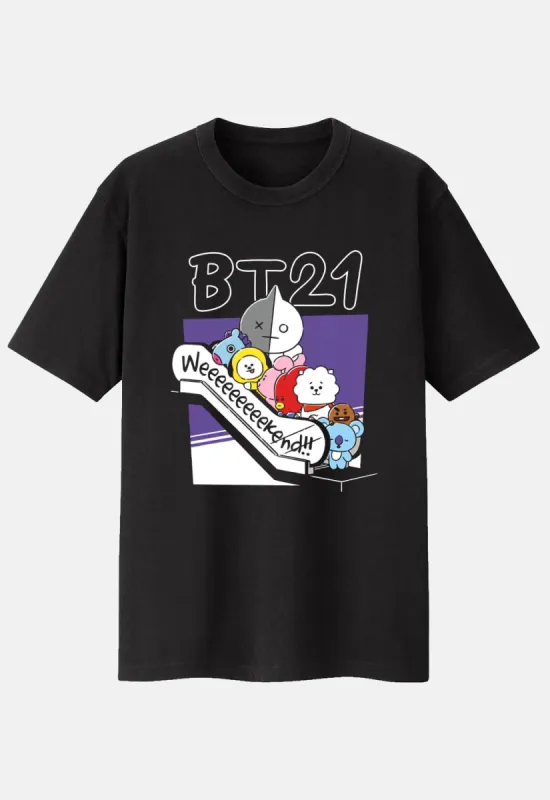Weekend T-Shirt sold by Damaged Society