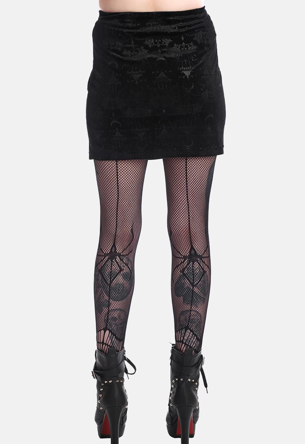 Chandelier Slit Mini Skirt sold by Damaged Society product image thumbnail 2