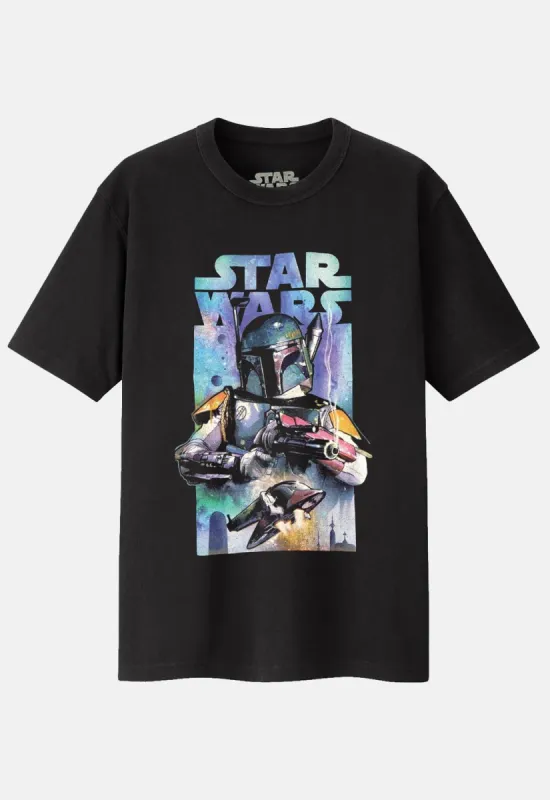 Boba Fett Poster T-Shirt sold by Damaged Society