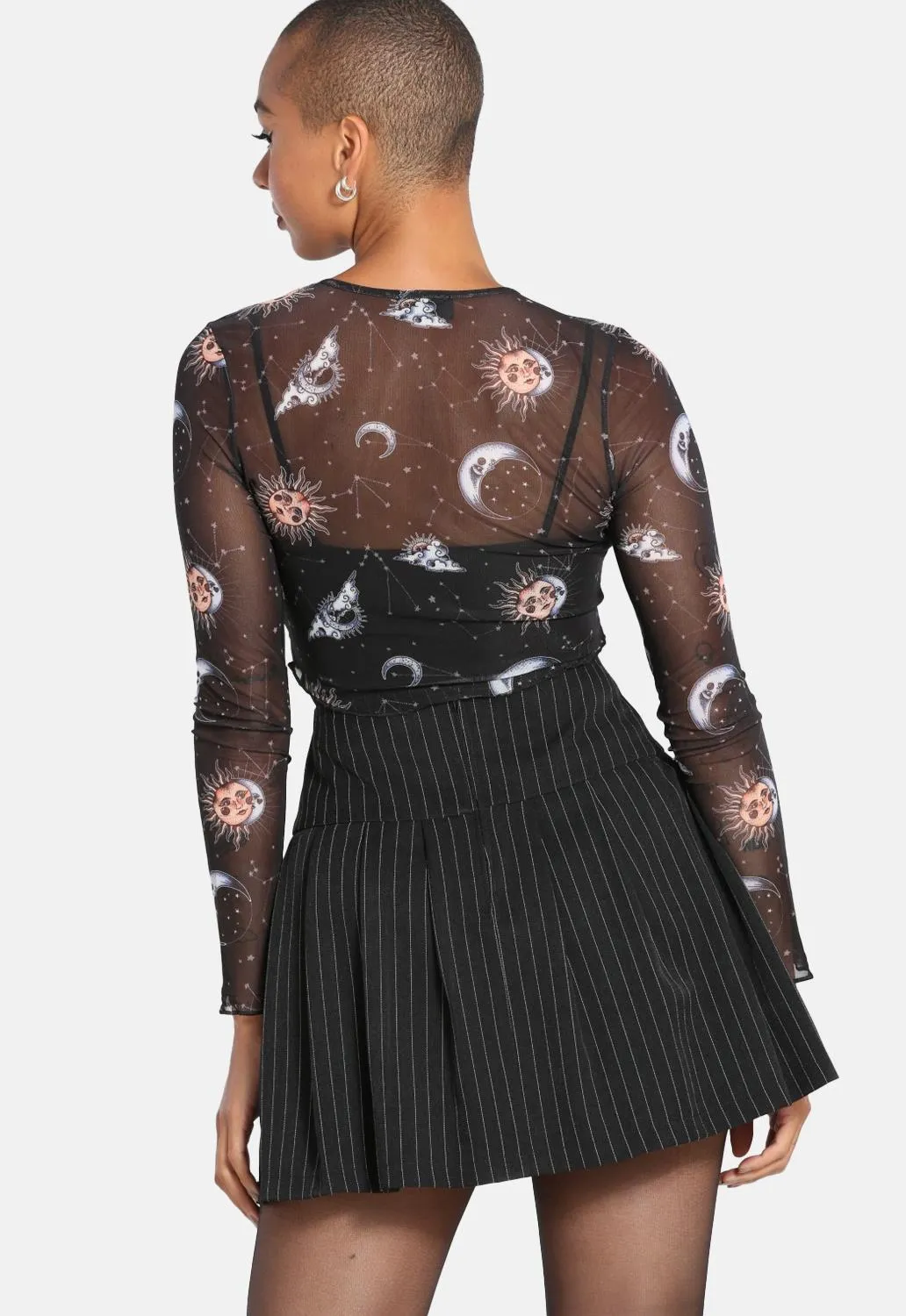 Wolfie Mini Skirt sold by Damaged Society product image thumbnail 3