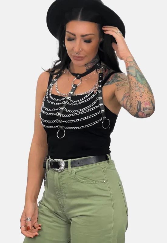 Anne Falls Harness sold by Damaged Society