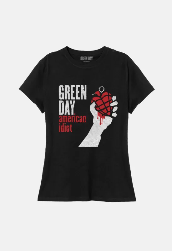 American Idiot Women's T-Shirt sold by Damaged Society