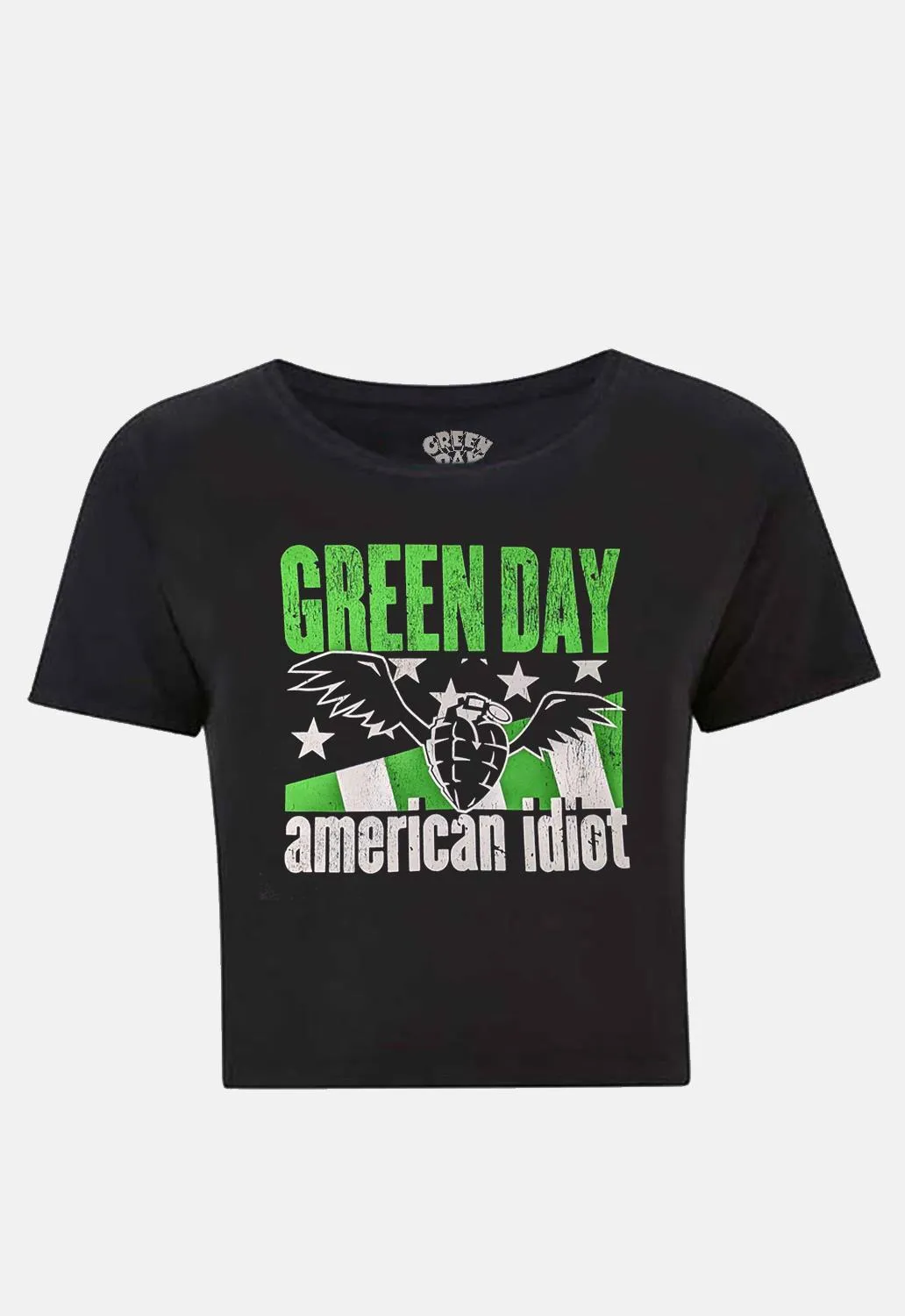 American Idiot Wings Crop Top sold by Damaged Society