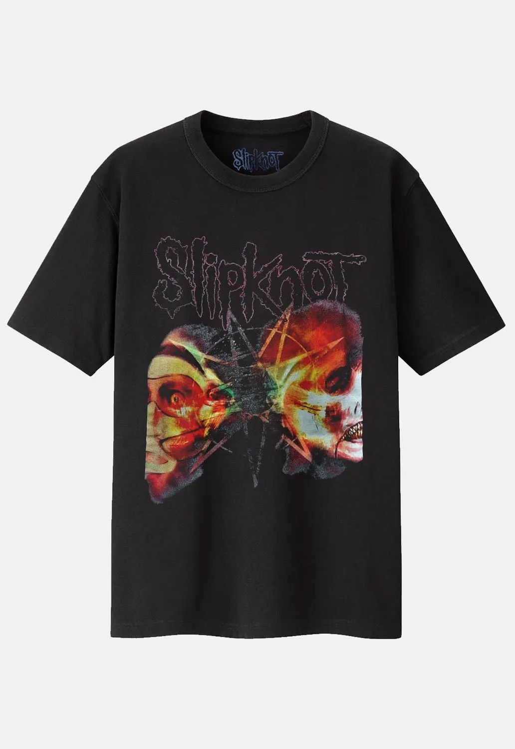 2 Faces T-Shirt sold by Damaged Society