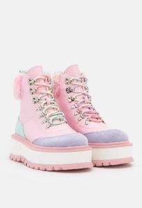 Candy Tears Glitter Platform Boots sold by Damaged Society