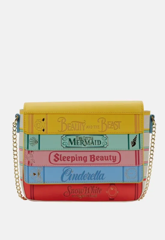 Disney Princess Classic Books Crossbody Bag made by Loungefly