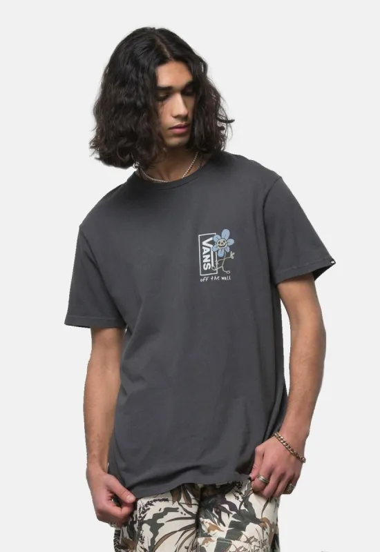 Trippy Grin Floral T-Shirt sold by Damaged Society