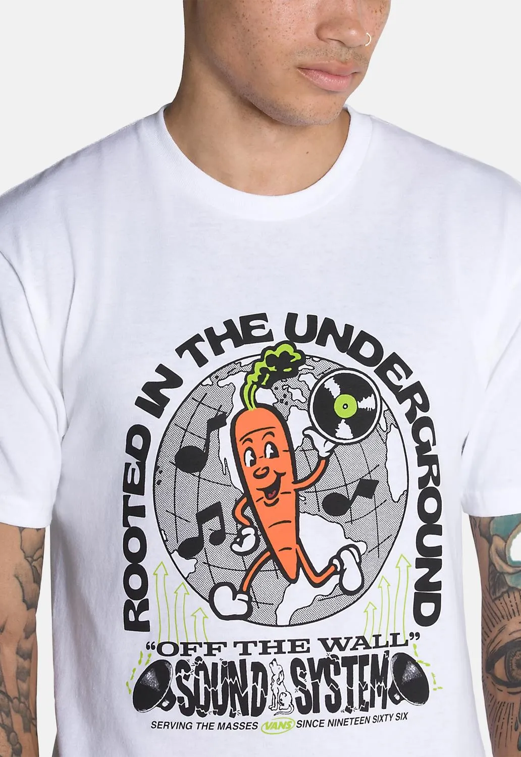 Rooted Sound T-Shirt sold by Damaged Society product image thumbnail 2