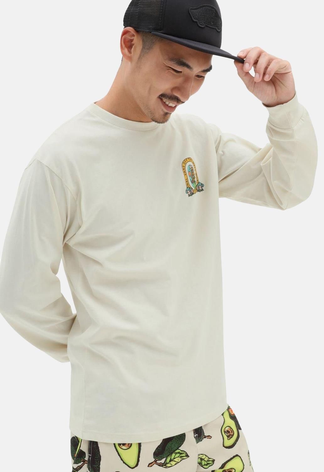 Trippy Skull Long Sleeved Top sold by Damaged Society product image thumbnail 2