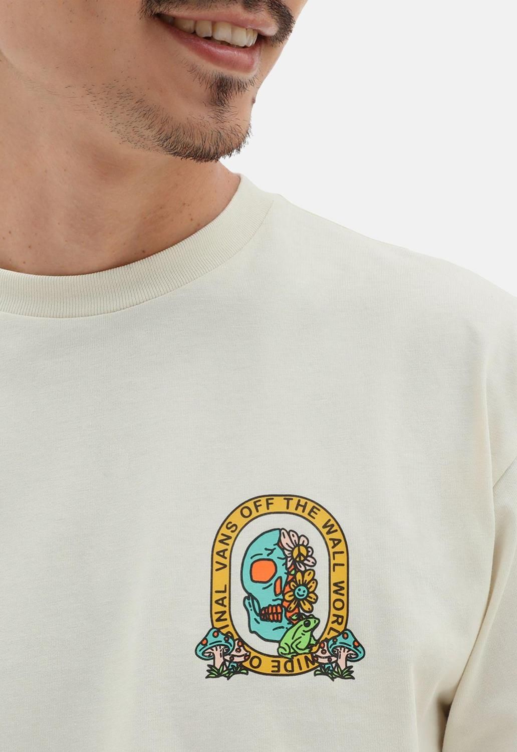 Trippy Skull Long Sleeved Top sold by Damaged Society product image thumbnail 3