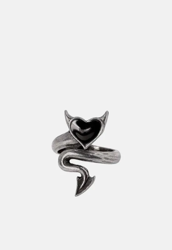 Devil Heart Ring sold by Damaged Society