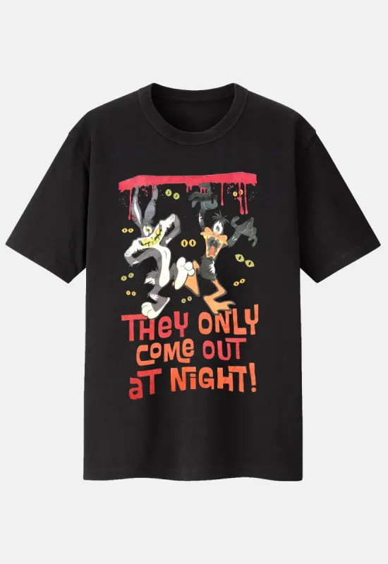 Looney At Night T-Shirt sold by Damaged Society
