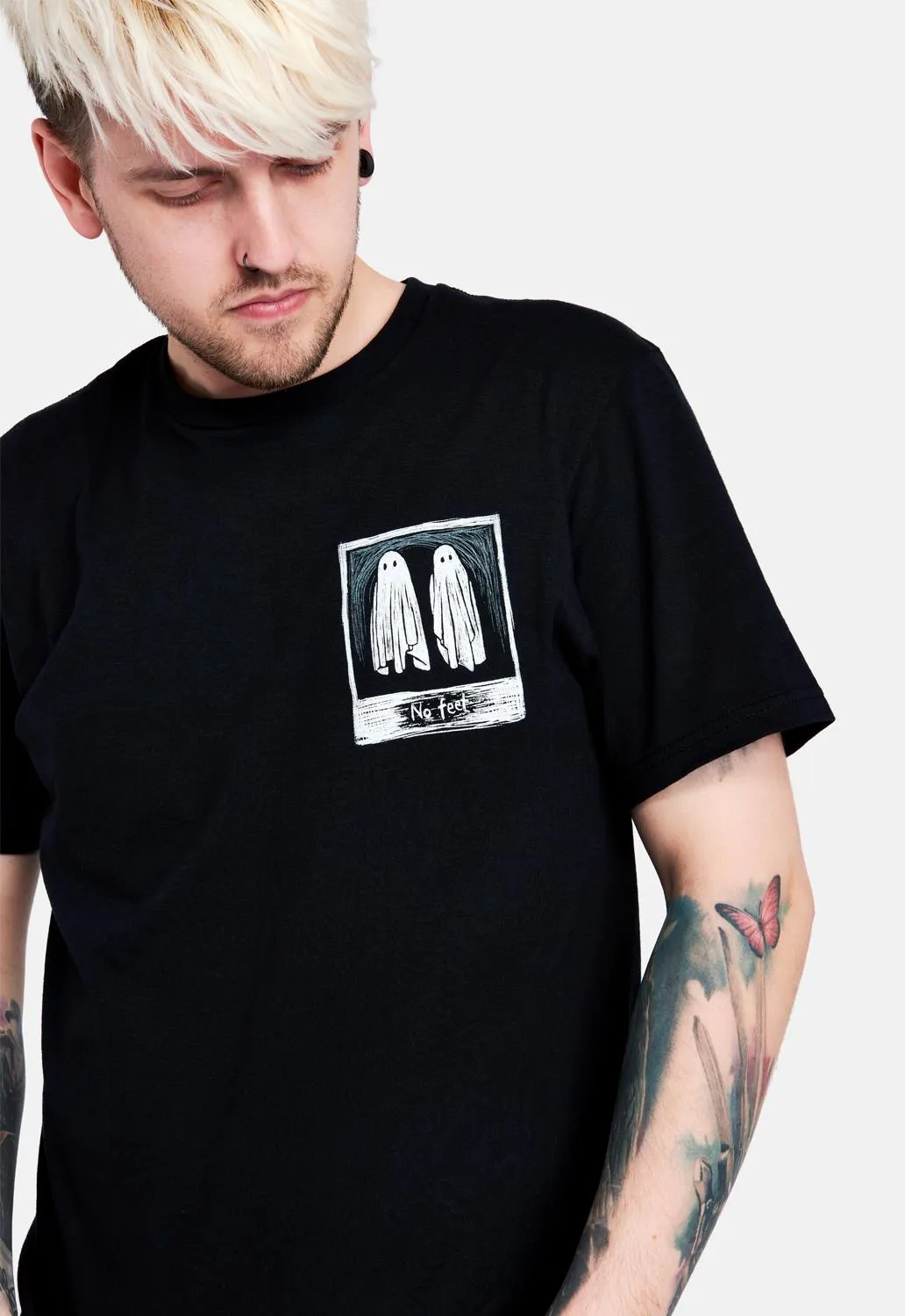 No Feet T-Shirt sold by Damaged Society product image thumbnail 3