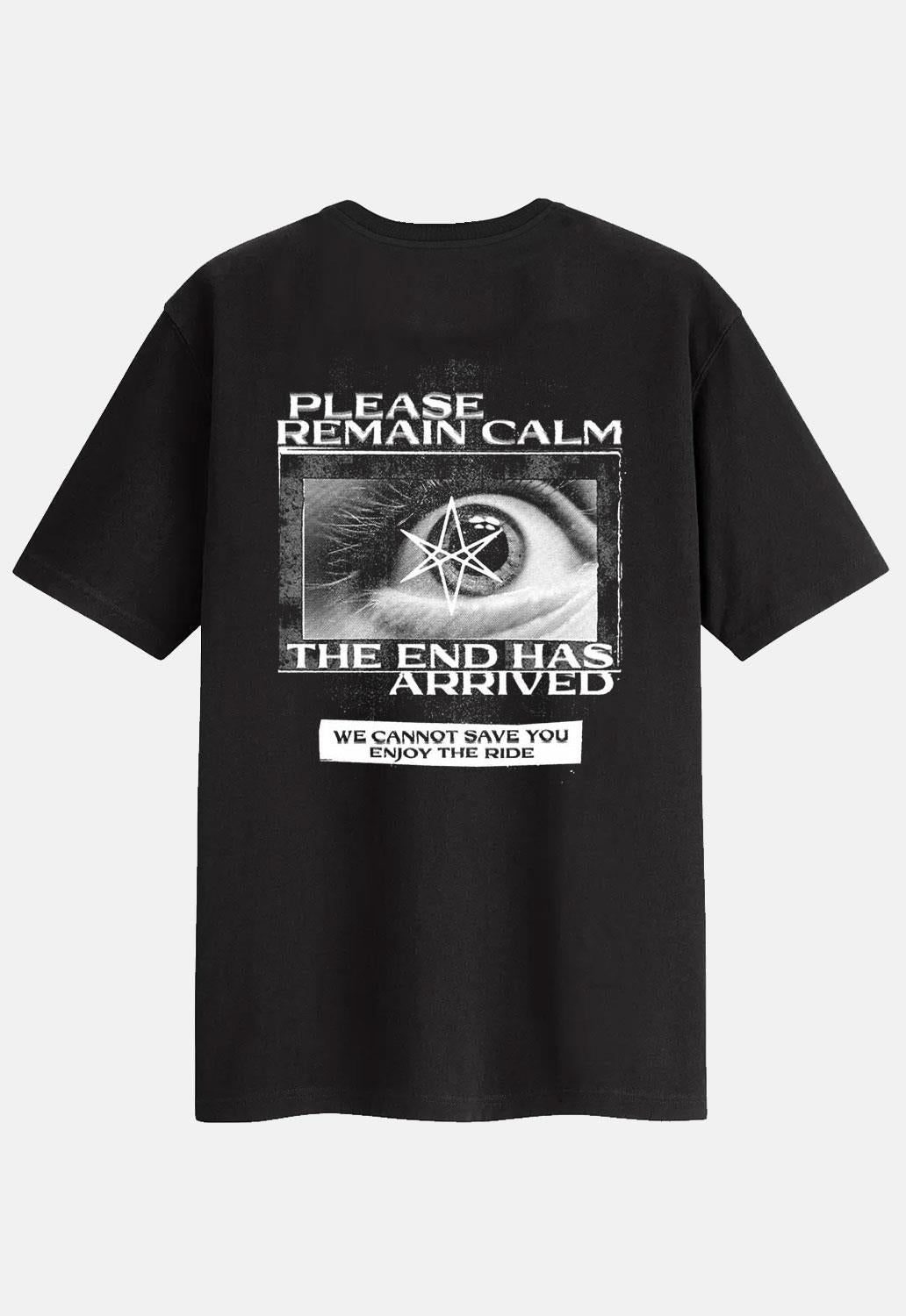 Remain Calm T-Shirt sold by Damaged Society product image thumbnail 2
