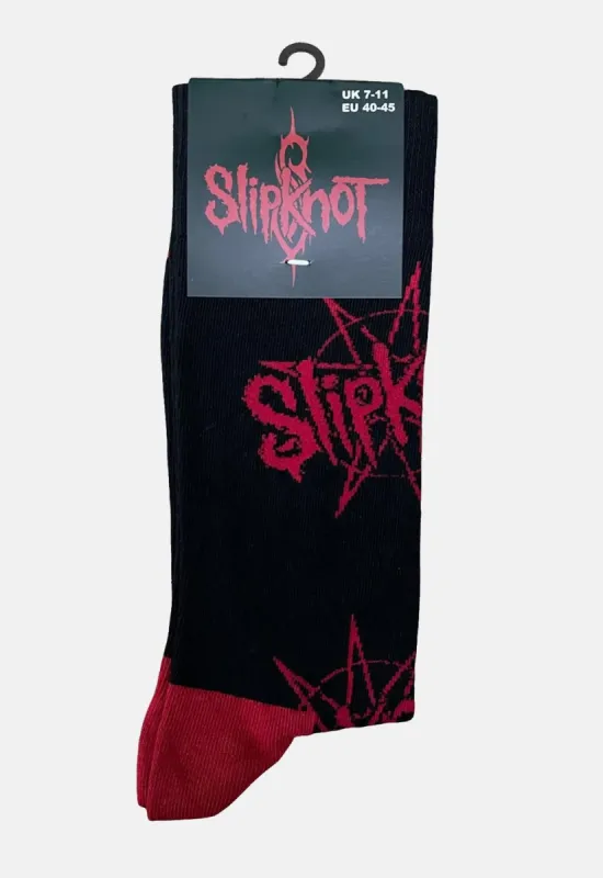 Logo & Nonagram Socks made by Damaged Society