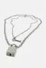 Padlock & Key Necklace sold by Damaged Society