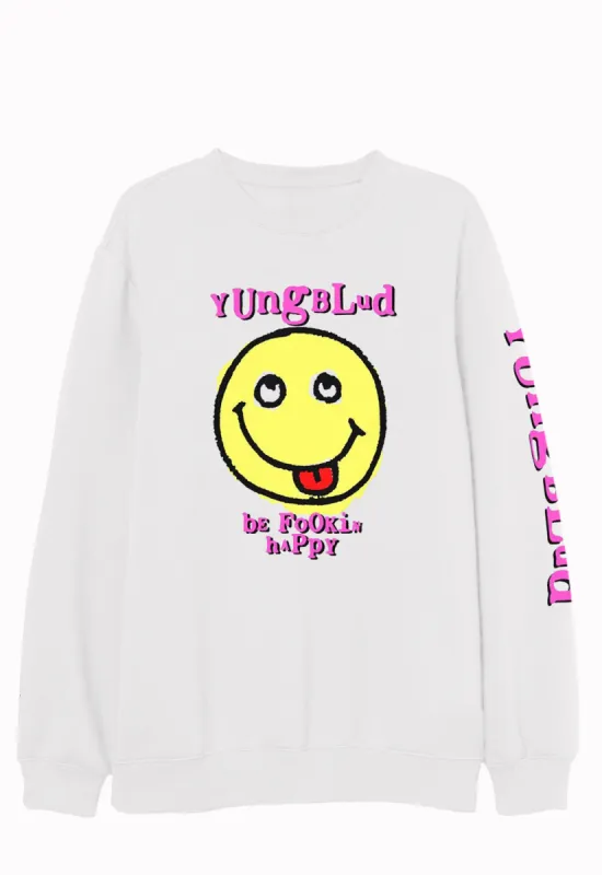 Raver Smile Sweatshirt sold by Damaged Society