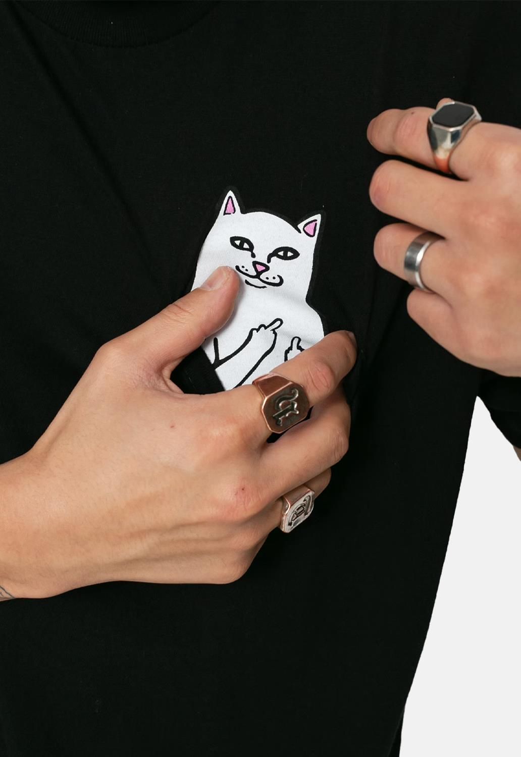 Lord Nermal Pocket T-Shirt sold by Damaged Society product image thumbnail 3