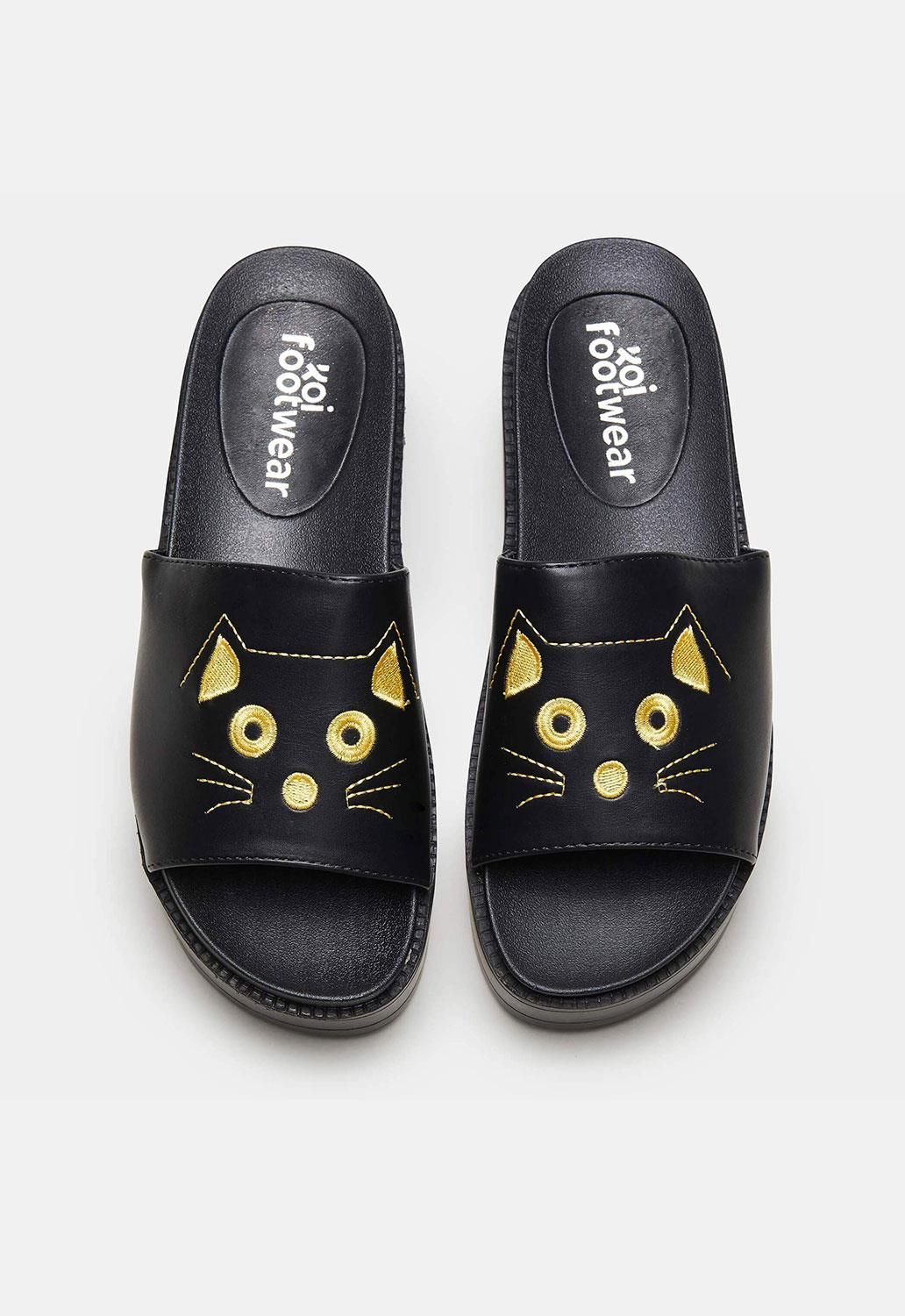 Riku Cat Face Sliders sold by Damaged Society product image thumbnail 3