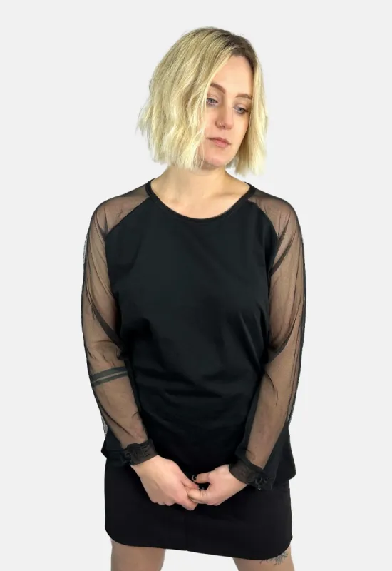 Love/Lost Mesh Long Sleeved Top sold by Damaged Society