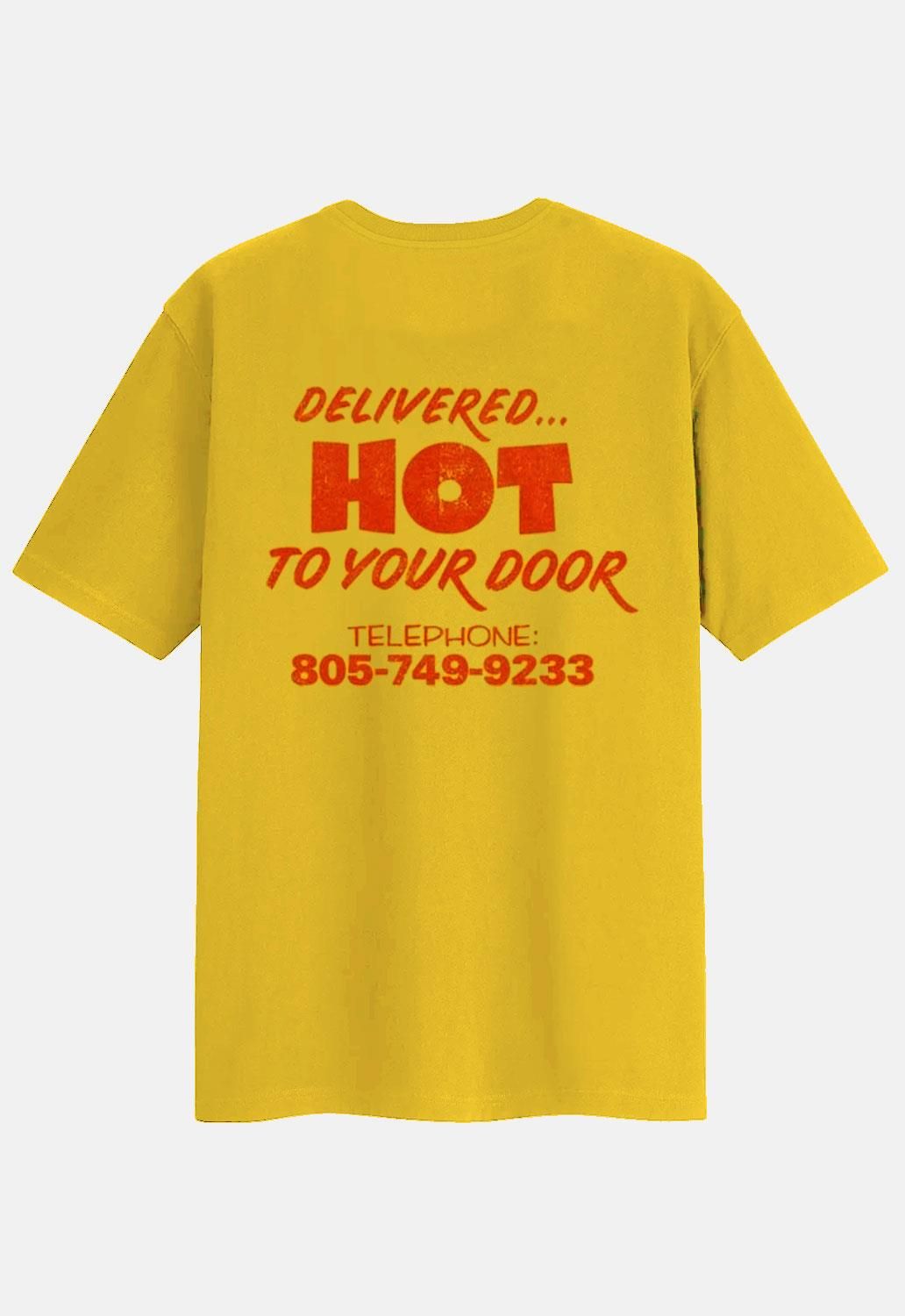 Surfer Boy Pizza T-Shirt sold by Damaged Society product image thumbnail 2