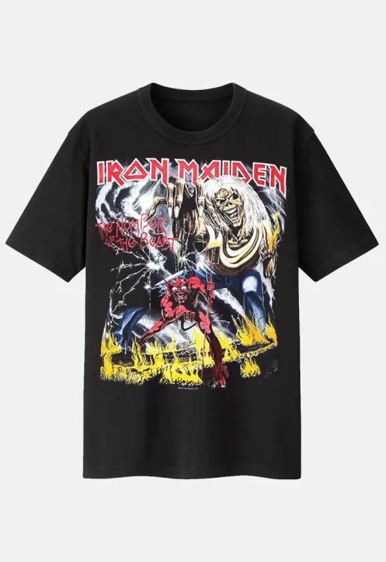 Number Of The Beast T-Shirt sold by Damaged Society