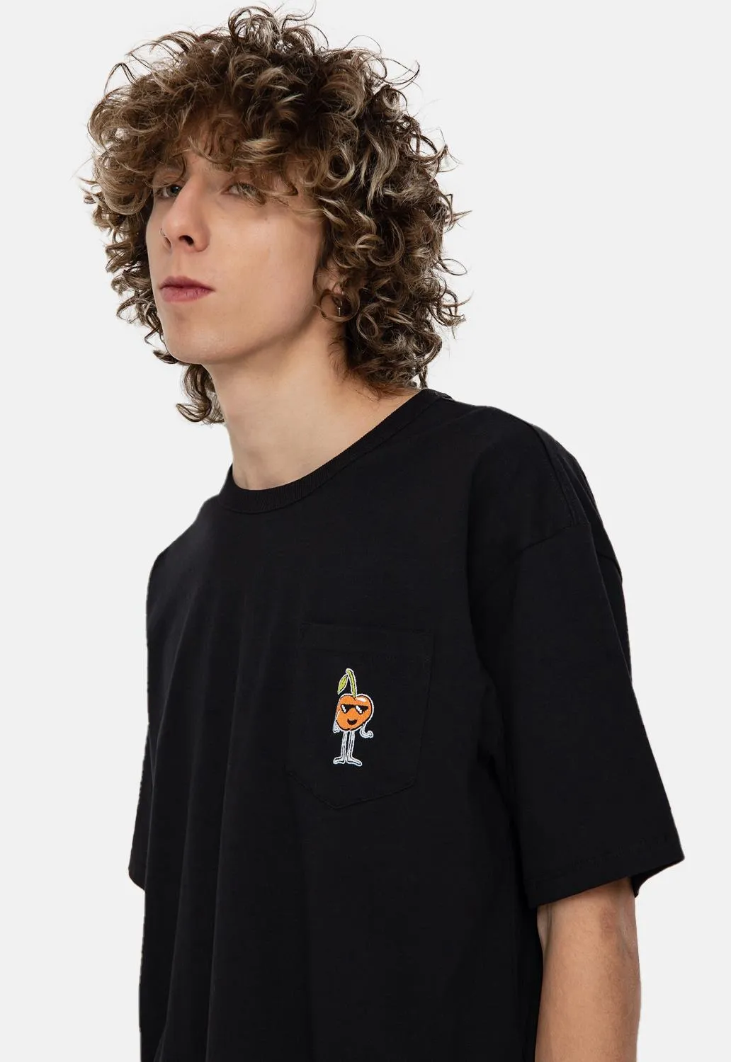 Off The Wall Graphic Pocket T-Shirt sold by Damaged Society product image thumbnail 3