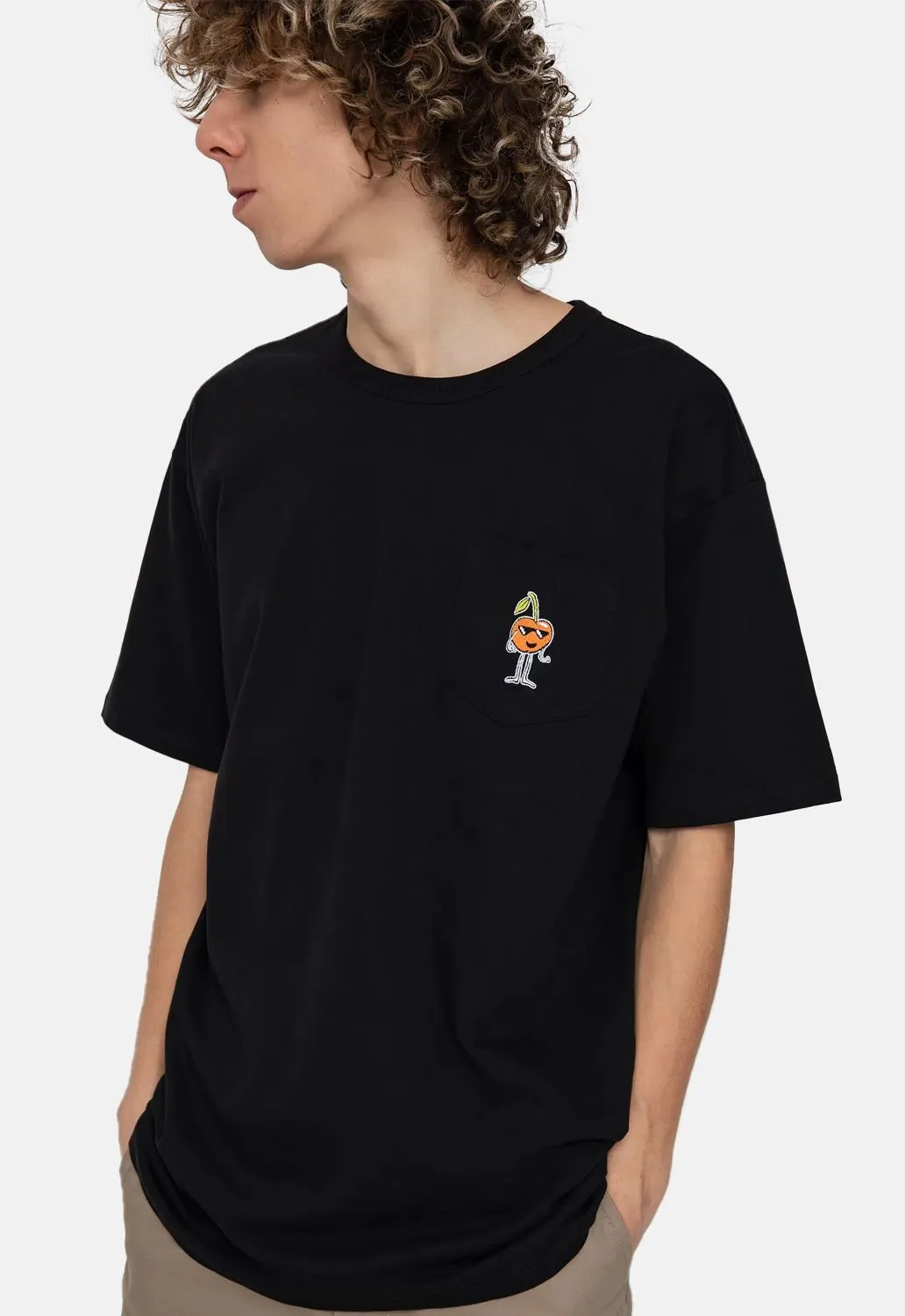 Off The Wall Graphic Pocket T-Shirt sold by Damaged Society product image thumbnail 2