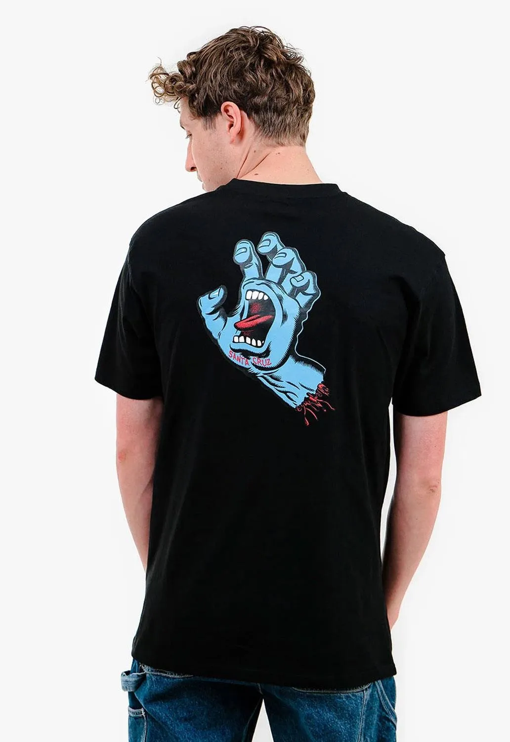 Screaming Hand Chest T-Shirt sold by Damaged Society product image thumbnail 2